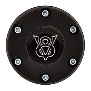 Gt Performance Ecklers Euro Gasser Horn Button With V Logo Hole