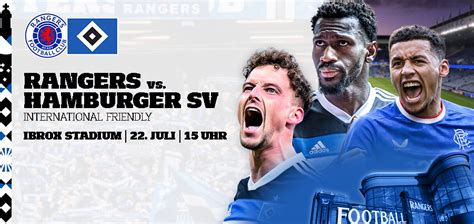 Hsv Bestreitet Testspiel Gegen Glasgow Rangers Hsvde