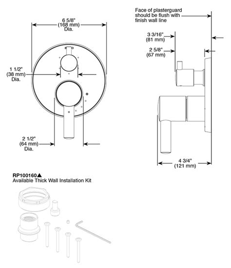 Odin® Pressure Balance Valve With Integrated 3 Function Diverter Trim