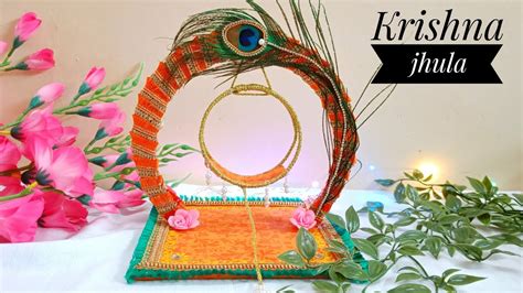 Diy Jhula For Janamashtami Janamashtami Decor Diy Krishna Jhula At