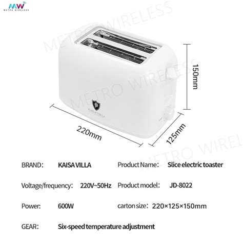 Kaisa Villa Slice Electric Toaster Jd Tv Home Appliances