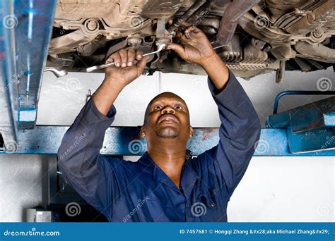 Mechanic At Work Stock Image Image Of American Person 7457681