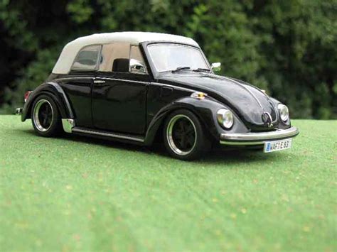 Coche Miniatura Volkswagen Kafer 1 18 Solido Coccinelle Cabriolet Negro