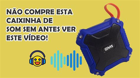 Caixa de som bluetooth GM5 113 Kimiso KMS 113 Não compre sem antes