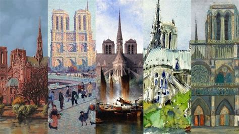 12 Pinturas Que Retratan La Belleza De La Catedral De Notre Dame