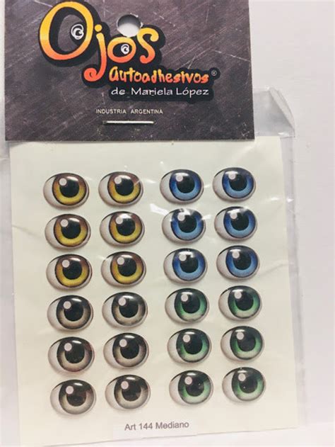 3D ojos autoadhesivos modelo 144 Mariela Lopez ideal para Etsy España