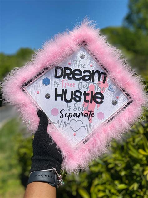 Personalized Graduation Cap Topper Grad Cap With Fur Any Education Level Handmade Class Of 2023