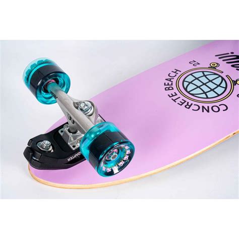 Akaw Concrete Beach Pink 30 Surfskate Longboard 2022 Inaugural Mod