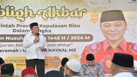 Peringati Nuzulul Quran Gubernur Kepri Ajak Umat Islam Aktualisasikan