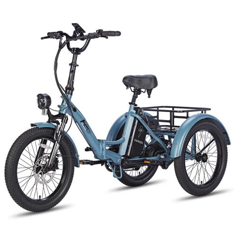 Faltbares Elektro Dreirad Zoll Cargo Trike Rad Fahrrad W Ah