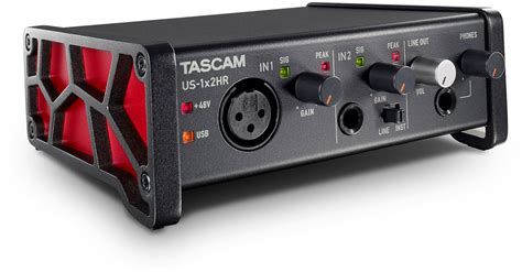 Tascam Us X Hr X High Resolution Versatile Usb Audio Interface