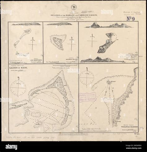 Pacific Ocean Islands Of The Mariane And Caroline Groups From A