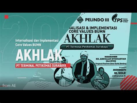 Internalisasi Dan Implementasi Core Values Bumn Akhlak Youtube