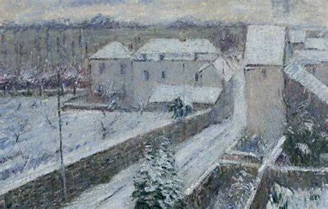 Wallpaper Winter Home Picture The Urban Landscape Gustave Loiseau