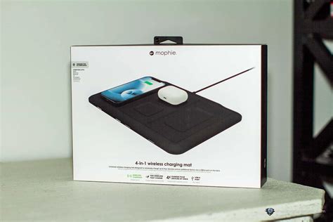 Wireless charge four devices simultaneously with this 4-in-1 wireless charging mat