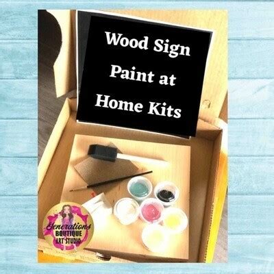 Wood Sign Stencil Kits | Online Store | Generations Boutique & Art Studio