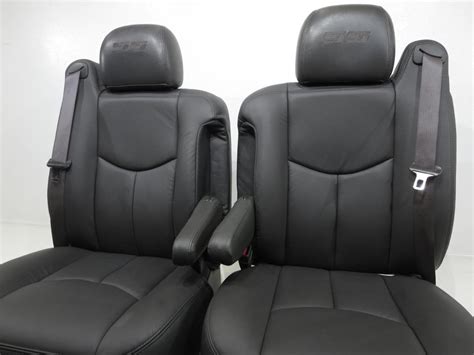 Chevy Silverado Ss New Leather Oem Seats 2003 2004 2005 2006 Gmc Sierra Stock 4599i