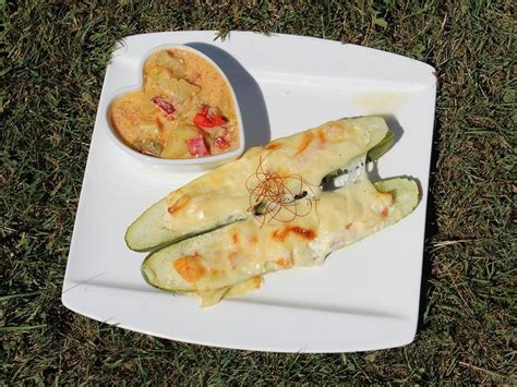 Vegetarisch Gef Llte Gurke Mit Paprika Und Sauerrahm Von Patty Chefkoch