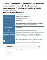 Cuestionario Pdf Aab Cuestionario Responda A Las Diferentes