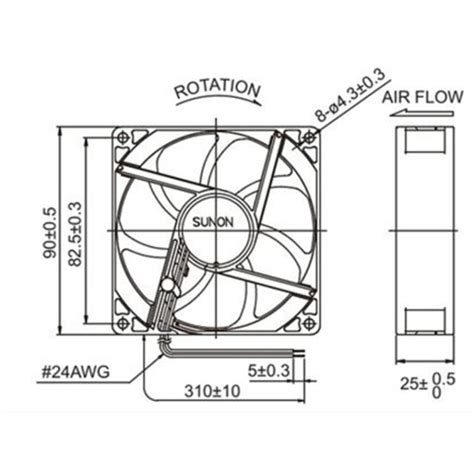 Ventilador X X Mm Vdc Aelectronics