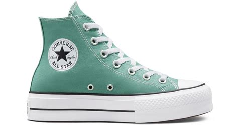 Converse Chuck Taylor All Star Lift Platform Surplus Canvas In Blue Lyst