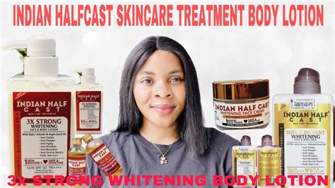 INDIAN HALFCAST SKINCARE TREATMENT 3X WHITENING FACE AND BODY LOTION