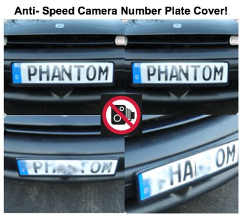 Anti Camera License Plate Cover And Blocker For Zero Fines