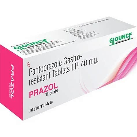 Pantoprazole Gastro Resistant Tablets IP 40 Mg Glounce Pharmaceutical