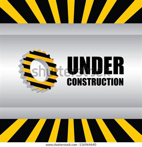 Abstract Under Construction Background Stock Illustration