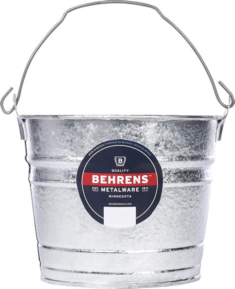 Amazon Behrens Hot Dipped Galvanized Steel Utility Pail