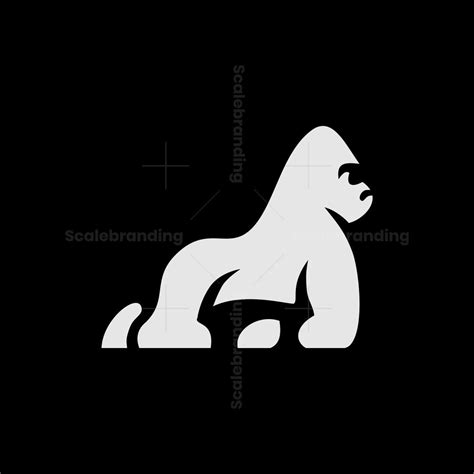 Minimal And Unique Powerful Iconic Gorilla Logo Minimal Logo Dojo