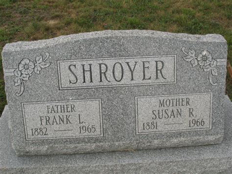 Susan R Glessner Shroyer 1881 1966 Memorial Find A Grave