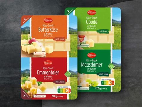 Milbona Käse Snack in Würfeln 220 g von Lidl ansehen