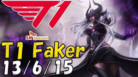 T Faker Syndra Vs Orianna Mid Patch Euw Rank Youtube