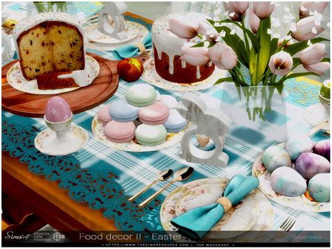 The Sims Resource Food Decor Ii Easter