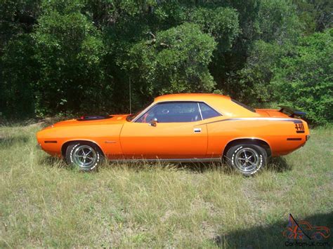 1970 Plymouth Barracuda 440 4 Speed Shaker Hood Rotisserie Restored