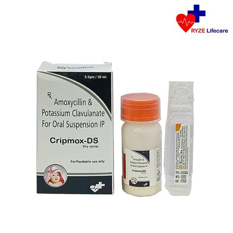 Oral Suspension Antibiotic Amoxicillin Potassium Clavulanate Dry Syrup