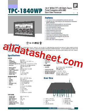 Datasheet Pdf Advantech Co Ltd