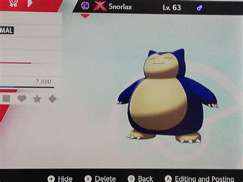 [8] raid snorlax first shiny of sword I've caught. No exploits used ...