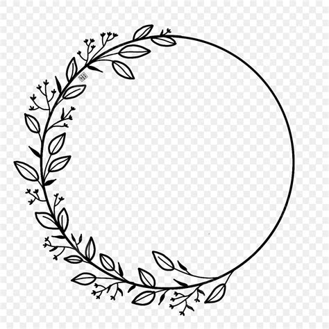 White Wreath Clipart