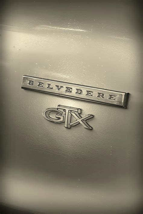 Plymouth Belvedere Gtx Fender Emblem Badge By Gordon Dean Ii