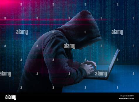 Hacker Attack Dangerous Hooded Hacker Breaks Into Government Data