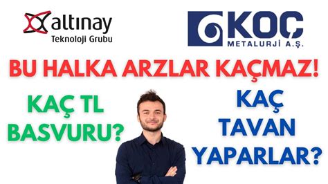 ALTINAY SAVUNMA ALTNY KOÇ METALURJİ KOCMT SONUNDA ÇOK GÜZEL