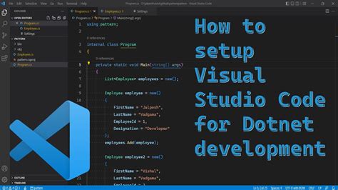 How To Setup Visual Studio Code For Dotnet Development Youtube