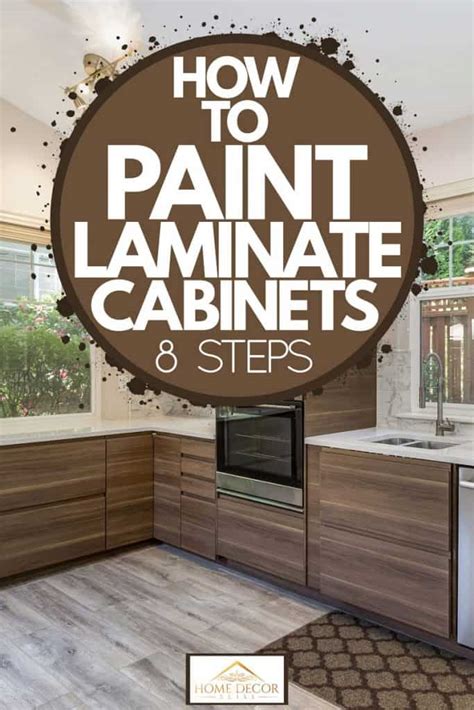 How To Paint Laminate Cabinets Steps