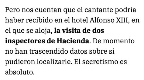 Qué sabemos sobre Alejandro Sanz y los inspectores de Hacienda en su