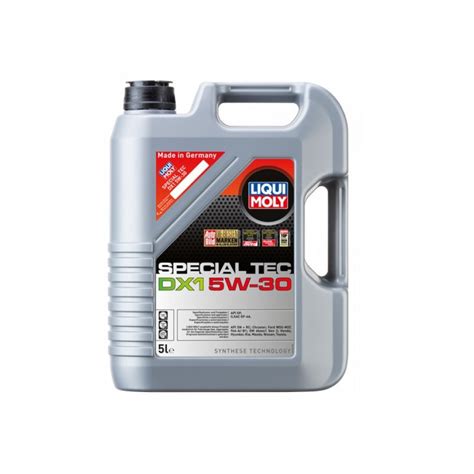 Двигателно масло Liqui Moly Special Tec DX1 5W30 5л - eMAG.bg