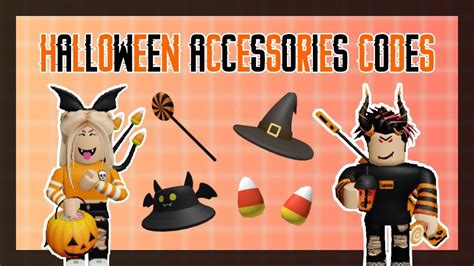 45 Halloween Roblox Accessories Id Codes 🎃 Youtube