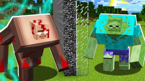 Zombie Mutant Vs Villager Mutant In Minecraft Battle Animation How To