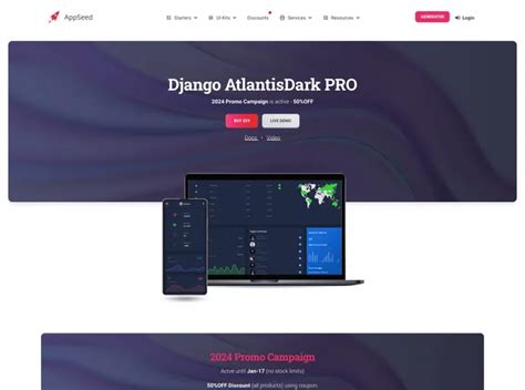 Django Admin Atlantis Pro